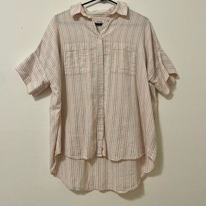 Madewell stitched button down